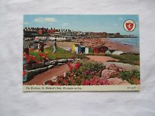 VINTAGE COLOUR POSTCARD " THE ROCKERY, ST. MILDRED'S BAY, WETGATE-ON-SEA KENT ".