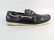 Nushu Navy Leather Boat Shoes Uk 7 Eu 41