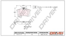 REAR BRAKE PAD SET DISC BRAKE
