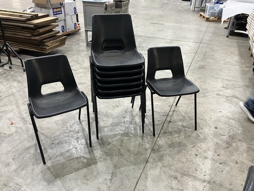 Set black stackable - set,