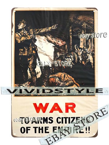 Tin sign 1914 donate love - donate,