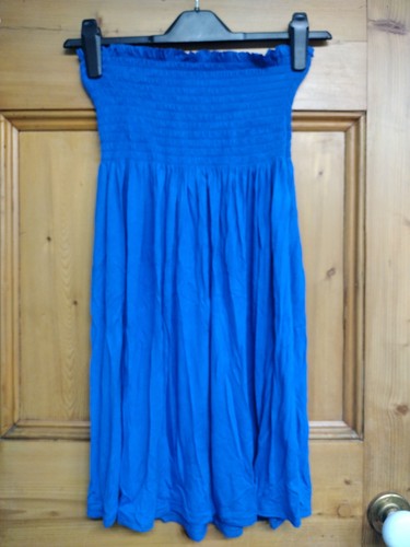 Strapless shirred top knee - top,