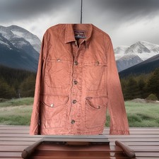 Genuine Men’s USA Vintage Marlboro Classics Ranch Field Coat Jacket, Large, Blue