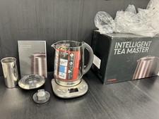 Smart Glass Tea Kettle, FOHERE Variable Temperature 2200W Silver, New Unused