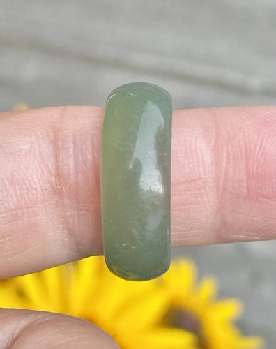 Natural jade green ring - jade,