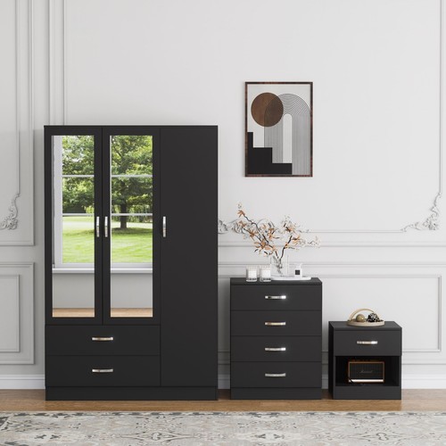 Piece black bedroom - 3,