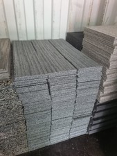 16 x INTERFACE WORLD WOVEN WW880 GREY 100x25 CARPET TILES PLANKS £1.50+VAT EACH