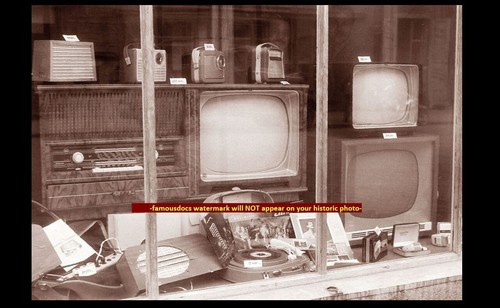 1961 television showroom store - 1961,