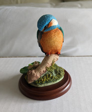KINGFISHER DUCK VINTAGE ORNAMENT BY COUNTRY ARTISTS, 11CM HIGH, EXC. COND.