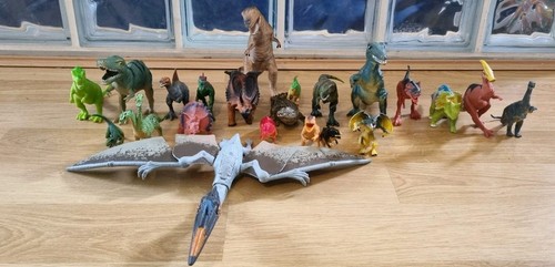 Toy plastic dinosaurs - toy,