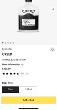 Authentic Aventus Creed 50ml EDP —-RRP 220!!!!