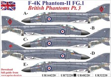 1:72 Decal F-4K Phantom-II