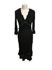 GHOST Black Sheer embroidered