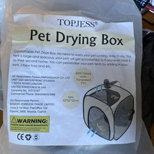 Folding Pet Drying Box Cat Dog Blower Heater Dryer Cage Pet Cat Dog Dry Room