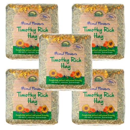 5kg natures own timothy hay - own,