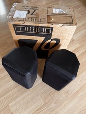 Pair of Mission 70 Bookshelf Speakers Black