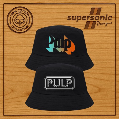 Pulp logo bucket hats 2 - pulp,