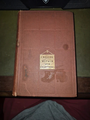 Enquire within upon - enquire,