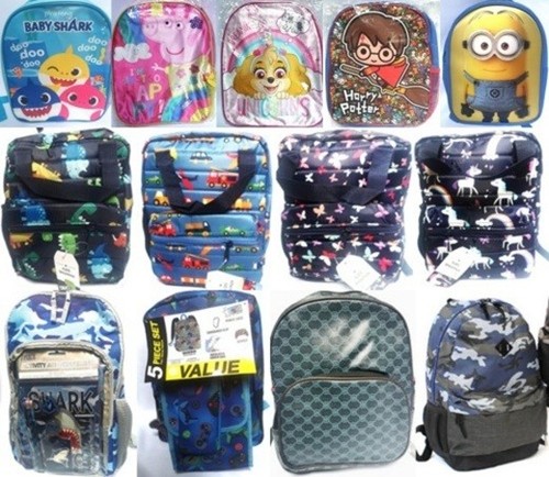 School bag backpack lunch - lunch,