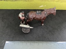 Vintage Britains Era Lead Tradespeople. Rare Blacksmith Shoeing A Horse. 1/32