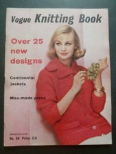 VOGUE KNITTING BOOK No. 56  (1959) - Vintage Knitting Patterns