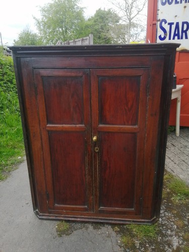 Antique corner cupboard - antique,