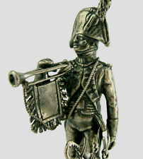 QUALITY STERLING SILVER NAPOLEONIC SOLDIER FIGURE 1975 MILITARY BUGLER 46g