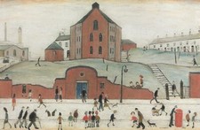 LS LOWRY NORTHERN STREET SCENE