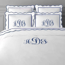 Monogram  Duvet Cover Set in