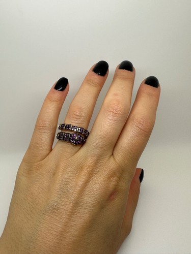 9ct yellow gold - gold, purple