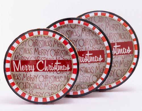 Christmas tins jars - 3,