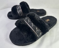 Puma Fuzzy Sandals Black