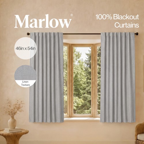 Marlow 100 blackout - blackout, curtains