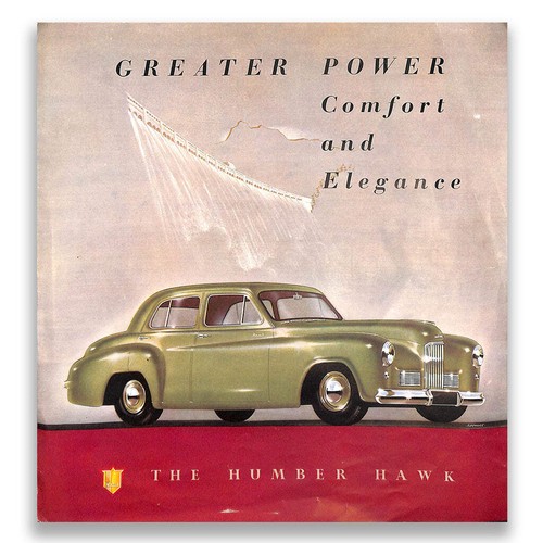 Humber hawk foldout - humber, sales