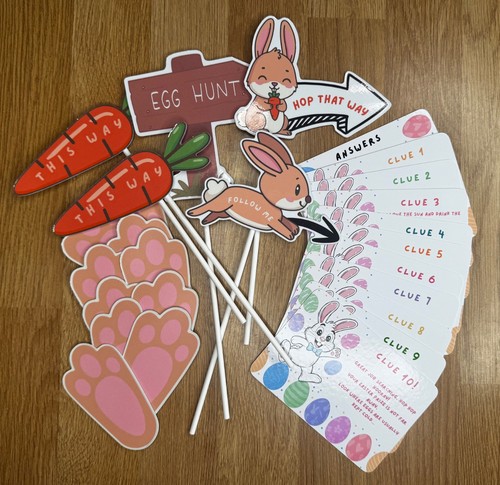 Easter egg hunt clue - hunt, 11