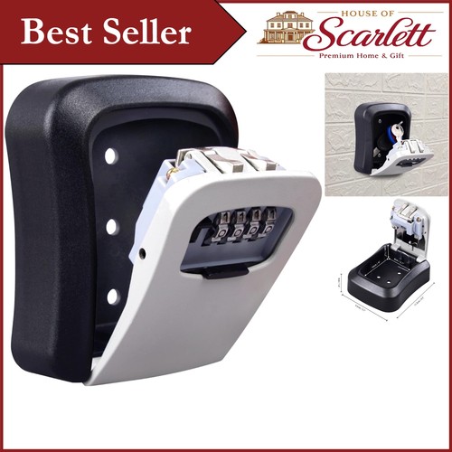 Durable grey key lock box - durable,
