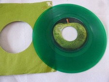 JOHN & YOKO PLASTIC ONO BAND -HAPPY XMAS (GREEN VINYL) ,APPLE,1971,1842, VG/VG++