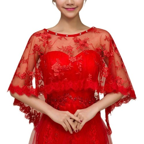 Women capelet embroidery - women,