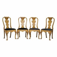 STUNNING SET OF FOUR WALNUT