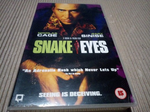 Snake eyes vhs video big - snake, video-