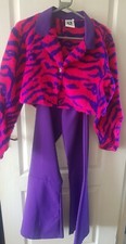 Ladies Leopard Print Fancy Dress Suit 