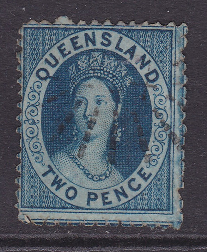 Queensland superb 1868 2d - queensland,
