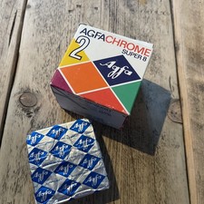 Agfa Chrome Super 8 Cine Film 50ft Reel,  Sealed & Expired