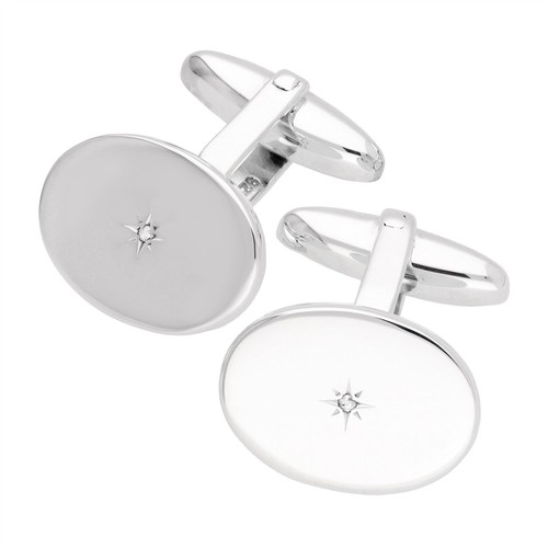 Sterling silver diamond set - diamond,