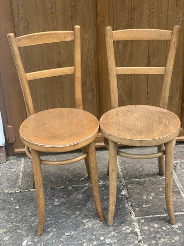 Pair vintage bentwood - a,