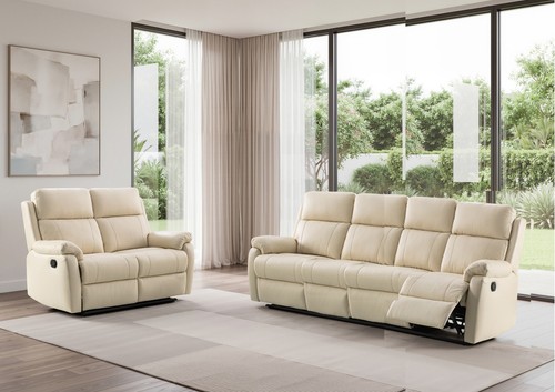 Cream leather seat 3 - cream, 4