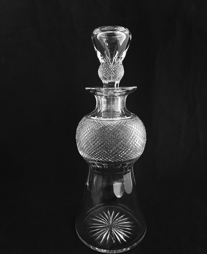 Edinburgh crystal thistle wine - crystal,