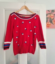 Roman Spring Knit Sz 14 Red