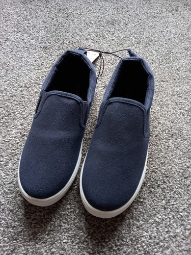 Boys blue slip canvas - boys,