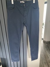 Zara Man Jeans/Chinos Skinny Navy Blue W38 L33 (New)
